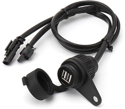 Moto 12V DV Pour BMW R1200GS R1250GS LC ADV K1600GT GTL S1000XR R nineT R9T Double USB Chargeur Adaptateur Prise Convertisseur