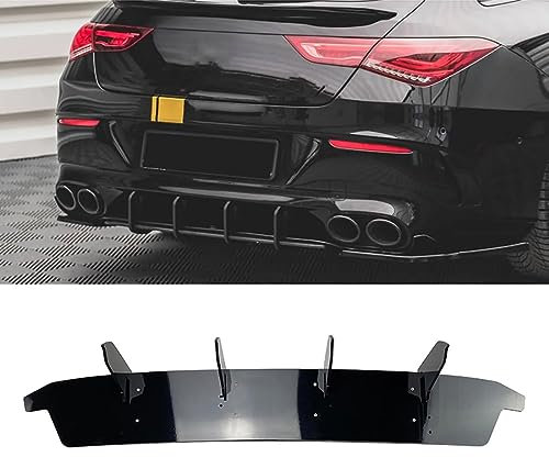 Heckdiffusor Heckstoßstange für Mercedes Benz CLA Class C118 2020-2021,Heckdiffusor Heckspoiler Stoßstange Schützen Abdeckung Zubehör