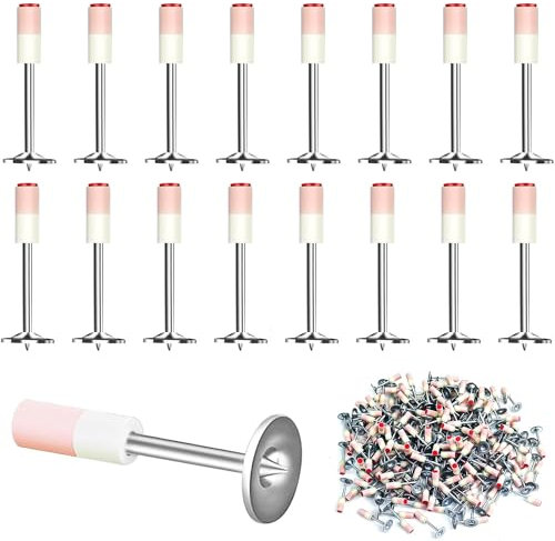 200 Stück Nägel für Nagelpistolen, Druckluft Nagelpistole, 7,3 mm Stahlnägel, Mini Nägel für Decken, für Nail Gun, Draht-Hider,Befestigung Installieren und Reparatur