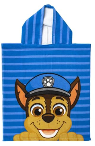 CERDÁ LIFE'S LITTLE MOMENTS Bluey Kinderponcho - Farbe Blau - 50x115 cm - aus 100% Polyester 240 g/qm - Bluey Druck - Original Produkt entworfen in Spanien