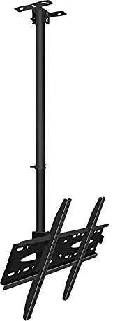 TV Standfuss TV-Wandhalterung Decken-TV-Halterung, neig- und schwenkbarer TV-Ständer, passend für die meisten 40-70-Zoll-LED-Bildschirme, TV-Masthalterung hält 99 Pfund (Größe: 3,5–4 m)