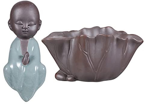 Happyyami Kreativer Keramik Blumentopf Für Wasserpflanzen Vintage Zen Deko Für Zuhause Büro Und Balkon Für Hydroponik Stilvolle Tischdekoration