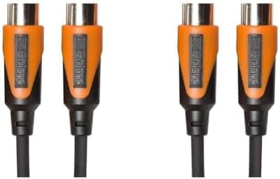 Roland Cavo Midi Black Series, 1.5M/5Ft. - Rmidi-B5, Nero (Confezione da 2)