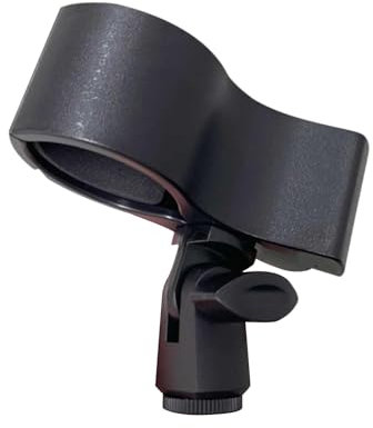 Generic Mic Clip Holder Microphone Clip Low Profile Bracket Accessory for Mic Stand Spare Parts for Handheld Microphones Mic Clip