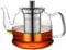 1600ml Glass Teapot with Removable Infuser, CMXING Stovetop Safe Tea Kettle, Borosilicate Glass Teapot for Blooming and Loose Leaf Tea