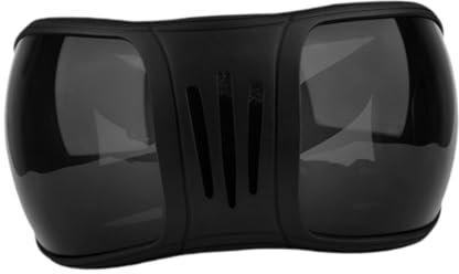 Baoblaze Schutzbrille für Pferde, Reitbrille, Schutz, tragbare Rennbrille, Reitbrille für Spiele im Freien, Schwarz Und Grau