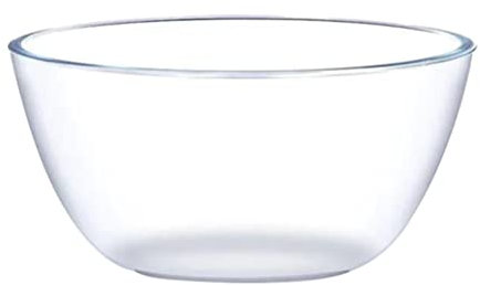 Angoily 4.7 Quart Large Glass Mixing Bowl, Clear Glass Salad Bowls Big Mixing Bowl for Kitchen Salad Bread Storage, Dishwasher, Freezer, Microwave