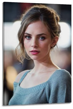 WAWYY Maya Hawke atemberaubendes Poster, Wandkunst, Rollen, Leinwand, Gemälde, Bild, Wohnzimmer-Dekoration, Zuhause, 60 x 90 cm