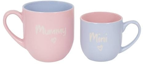 YöL Mummy & Mini Mug Gift Set Child Toddler New Mother Baby Shower Tea Coffee Cup