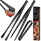 YADOBIG 3 Pièces Pince Cuisine, Pince de Cuisine 30cm*2 et 12cm Pince à Arêtes, Pince Cuisine Inox Professionnel, pour Cuisiner Griller et Cuire, Noir