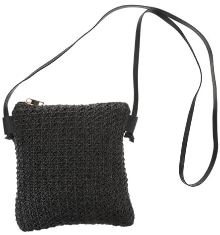 JEWEDECO Stroh-strandtasche Umhängetasche Gewebte Schultertasche Stroh-reisetasche Sommer-strandtasche Für Damen