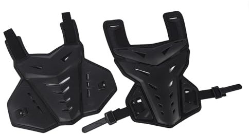 Armor Vest, Double Protection Lightweight Riding Chest Protector, Adjustable PE Shock Absorbing Back Armor for Safety and Comfort