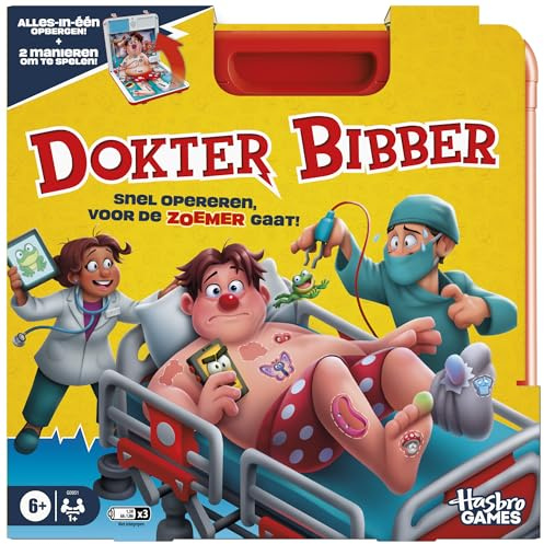 Doktor Bibber, elektronisches Brettspiel mit All-in-One-Tragekoffer - Niederländische Version
