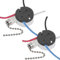 2PS Ceiling Fan Switch Zing Ear ZE-208s E89885 3 Speed 4 Wire Pull Chain Switch Fan Light Switches Replacement Part with 4 Pre-Installed Wires(Nickel Chain)