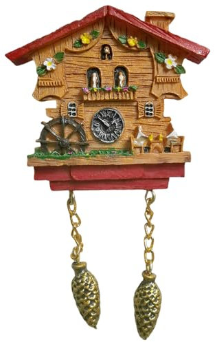 Kuckucksuhr Deutschland Kühlschrankmagnet Reise Souvenir Kühlschrank 3D Dekoration Magnet Aufkleber Basteln