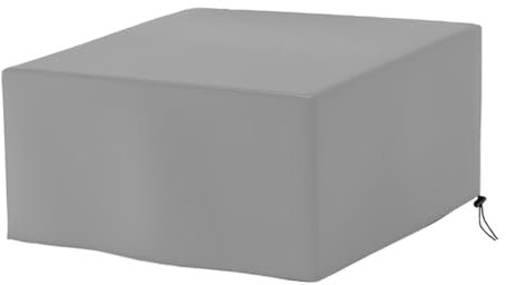 F Fityle Housse de Barbecue rectangulaire 18 Pouces en Tissu Oxford, Coupe-Vent, résistante à l'usure, Accessoires Polyvalents, Protection pour Barbecue, Gris