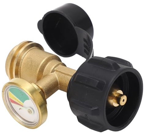 Aramox Compact Tank Gas Detector, Reliable Level Indicator Pressure Meter for RV Camping Barbecue