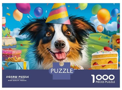 Sheepdog 1000 Teile Puzzle Für Erwachsene, Geschicklichkeitsspiel Für Die Ganze Familie, Lernspiel & Geschenk 70x50cm/1000pcs
