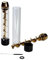 Black Leaf Quartzglaspfeife V12 Twisty Quartz Blunt - Länge 10 cm - head&nature Smoke Shop