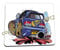 Top Banana Gifts Subaru Impreza WRC- Blue - Koolart Premium Quality Mouse Mat 0030