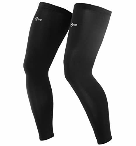 Tough Outdoors Mangas de compresión para piernas Manga de compresión de cuerpo completo para hombres y mujeres, Mangas de piernas UV - Calentadores de piernas para ciclismo