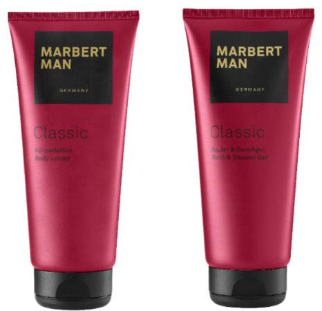 Marbert Man Classic Körperlotion 200 ml & Showergel 200 ml, Set