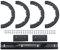 ANTO Schneewerfer Paddel-Set für MTD 53,3 cm Schneefräsen 731-0782, 731-0781, 731-0780, 721-0287 und 753-0613