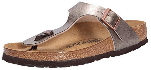 Birkenstock Damen 1016145 Gizeh Bf Graceful Taupe Hausschuh, 42.5 EU Schmal