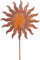 Bornhöft Gartenstecker Sonne 118cm x 30cm Metall Rost Gartendeko Edelrost Groß