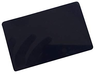 YARONGTECH - 125 kHz beschreibbare Nachschreib-Blanko-weiße T5577 T5557 RFID-Hotelschlüsselkarte aus Kunststoff (Schwarz, 10 Stück)
