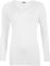 WearAll Ladies Long Sleeve T-Shirt Top Womens Plus Size - White 8-10