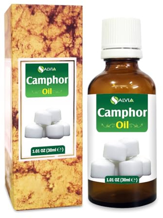 Camphor Oil (Cinnamonutn camphora) Natural Pure Undiluted Uncut Carrier Oil 30ml