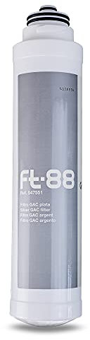 AORA Cartuccia filtrante FT-88 al carbone attivo con ioni d'argento, filtro di ricambio, filtro dell'acqua