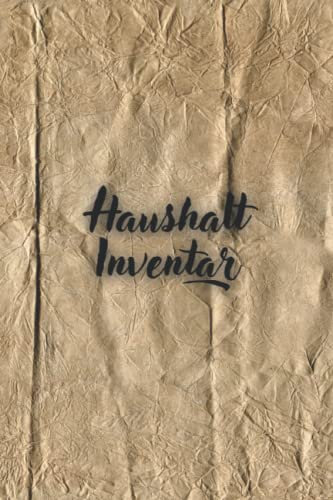 Haushalt Inventar: Checkliste für den Lebensmitteleinkauf für Gefrierschrank, Kühlschrank und Speisekammer Organisations-Logbuch mit Notizen