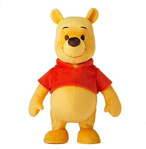 Mattel Disney Winnie l’Ourson Peluche à l’effigie Winnie (30,5 cm), jouet en tissu qui chante et marche, à collectionner, Jouet Enfant, Dès 3 ans, HHL47