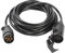 SPARKMOTO 6M 7 Pin Trailer Extension Cable Male To Female,12V Trailer Extension Lead With Trailer Plug Socket, Towing Adapter Cable Trailer Light Board Extension Lead Adapter Cable For Car and Caravan