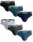 Channo Slips en Coton pour Hommes Uomo - Lot de 6, Multicolore, XL