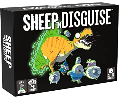 Glattol Sheep in Disguise Ovejas disfrazadas: EL Juego Original del núcleo, Juego de Cartas Lleno de ovejas, de 2 a 6 Jugadores, de 20 a 45 Minutos, para Edades de 10 a más