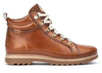 Pikolinos Deportivos en Cuero Vigo para Señora Color Brandy