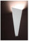 FKL DESIGN Home Deco Wandlampe Keramik Wandleuchte Lampe Leuchte Gips weiß (1004)