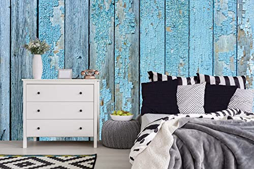 DIMEX LINE Non-Woven Photo Wallpaper Wooden SLATS 375 x 250 cm - Non-Woven Wallpaper, wall Mural, wall Pictures - Wallpaper for Living Room, Bedroom, Office, Kitchen