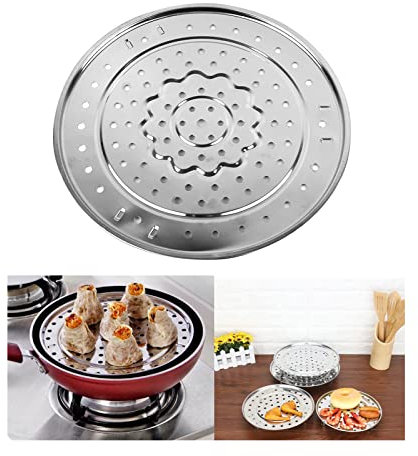 HOHOVYVY Panier à Vapeur en Acier Inoxydable, Panier à Vapeur en Acier Inoxydable avec Support à ufs, Panier à Vapeur, Panier à ufs, Support pour autocuiseur instantané