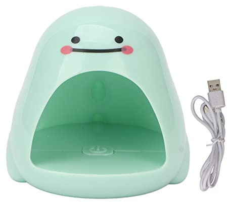 Nagellampe für Gelnägel, Mini-UV-LED-Lampenlicht, Schnelle Aushärtung, USB, Professionelle 4-teilige Lampe, Chips, Nagellack-Aushärtungslampe (Grün)