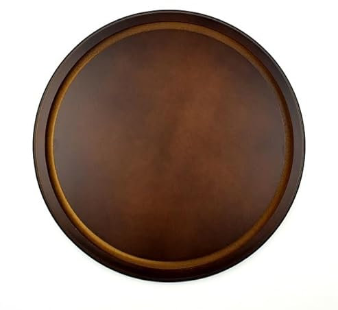 EMH Dark Brown Wooden Base 40 cm for Glass Dome Diameter 35 cm