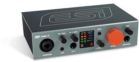 ESI Amber i1 | Interfaccia audio professionale USB 24 bit / 192 kHz con 2 ingressi e 2 uscite