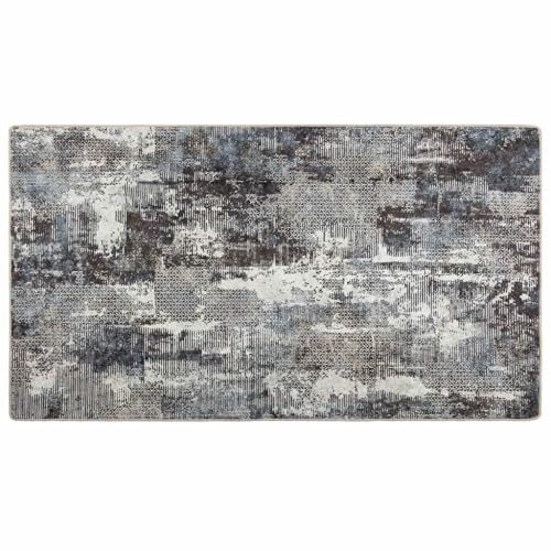 vidaXL Teppich Waschbar Mehrfarbig 80x150 cm