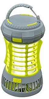 Outdoor Revolution Camping USB Rechargeable Mosquito Lantern Fan, Green