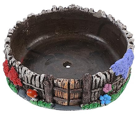 Toddmomy 1stück Kreativer Blumentopf Für Sukkulenten Schöne Garten Dekoration Für Innenräume Und Kleine Pflanzen Einzigartiger Übertopf Für Wohnaccessoires