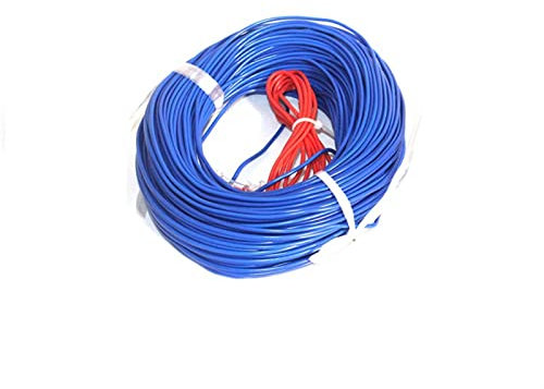 WUDOLI Schutzkabel Fußbodenheizung Bodenluft Hotline, Zuchtwärmdraht, Gewächshauspflanzen Aquarium Heizkabel Erdungskabel (Color : 50m air heat cable)