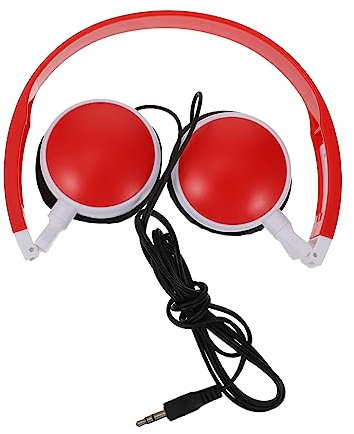 Angoily 3stücke Mädchen Kopfhörer Stereo Faltbares Musik Headset Lärmschutz Für Mädchen Over-Ear Design Für Schule Und Gaming Kompatibel Mit Handy Und Pc Weinrot